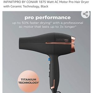 Infiniti pro hair dryer